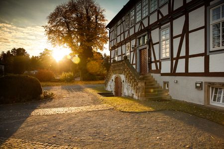 Sonnenaufgang am Mallinckrodthof in Borchen