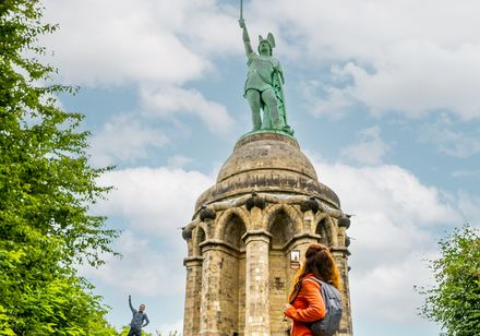 Wandern beim Hermannsdenkmal