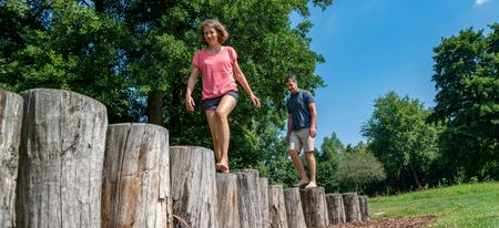 Barfußpfad im Kurpark Bad Holzhausen